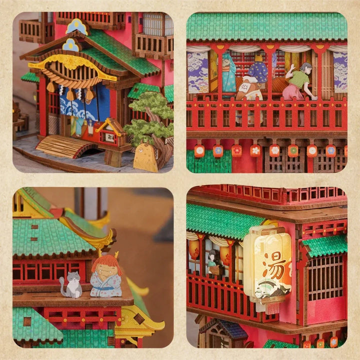 Miniature Maison Kit - Onsen Saga