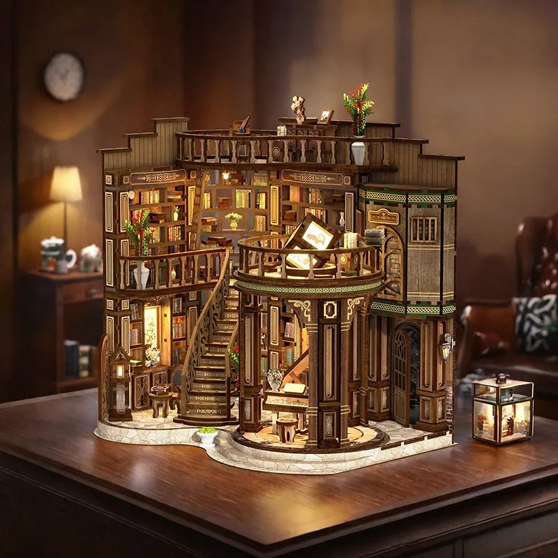 Miniature Maison Kit - Salle de Livres Rêveuse