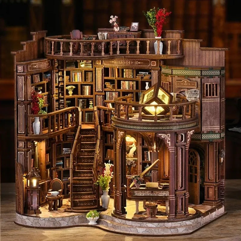 Miniature Maison Kit - Salle de Livres Rêveuse