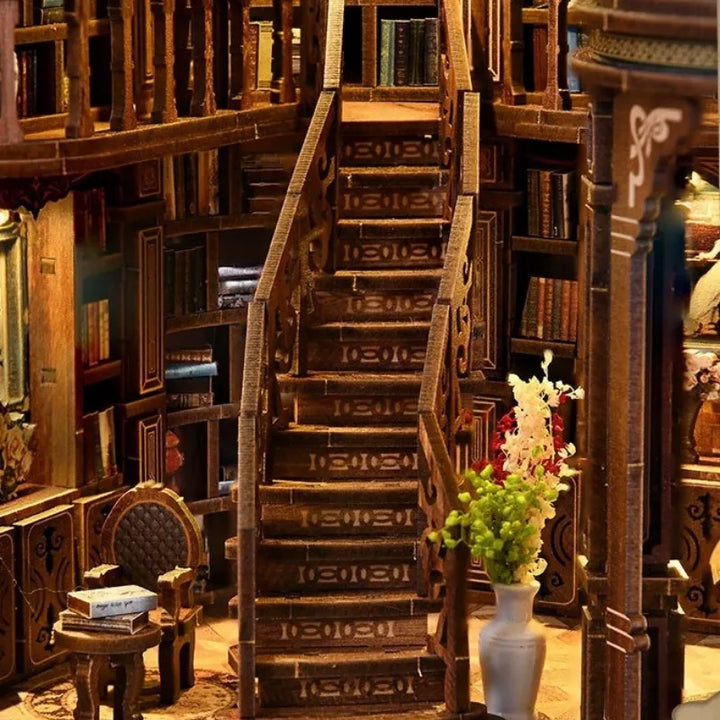 Miniature Maison Kit - Salle de Livres Rêveuse