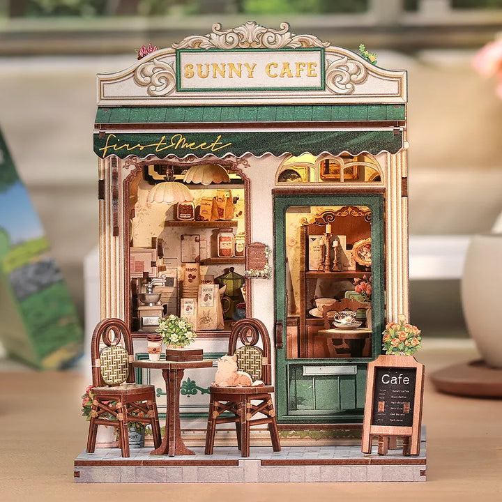 Miniature Maison Kit - Café Ensoleillé