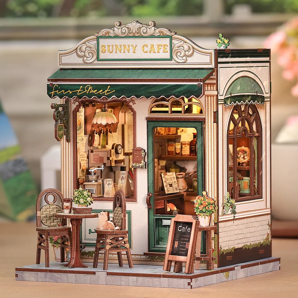 Miniature Maison Kit - Café Ensoleillé