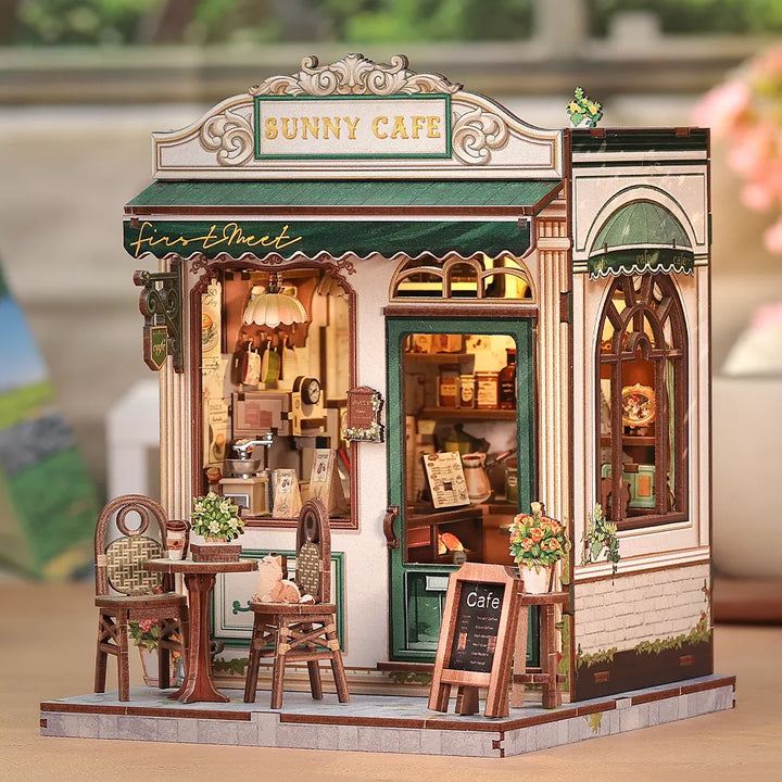 Miniature Maison Kit - Café Ensoleillé