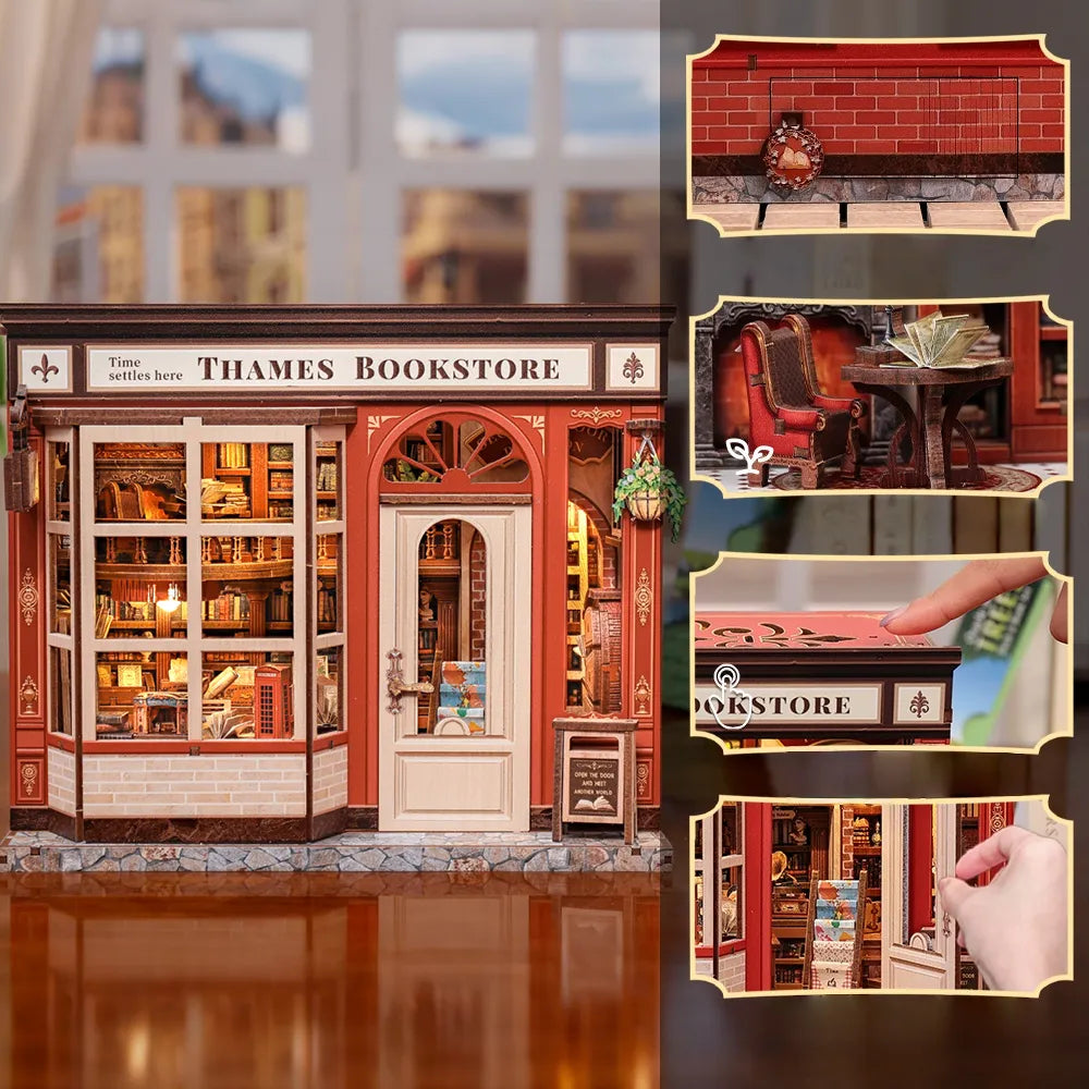 Miniature Maison Kit - Librairie Thames