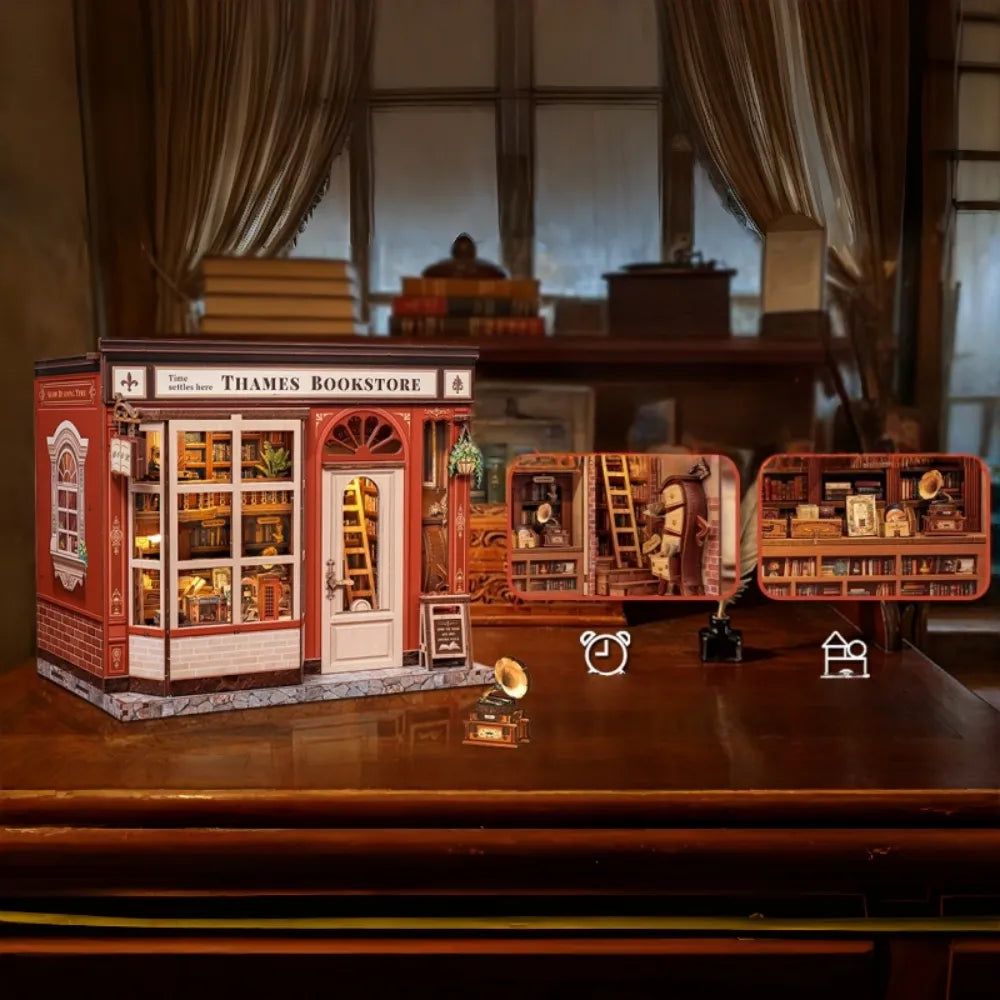 Miniature Maison Kit - Librairie Thames