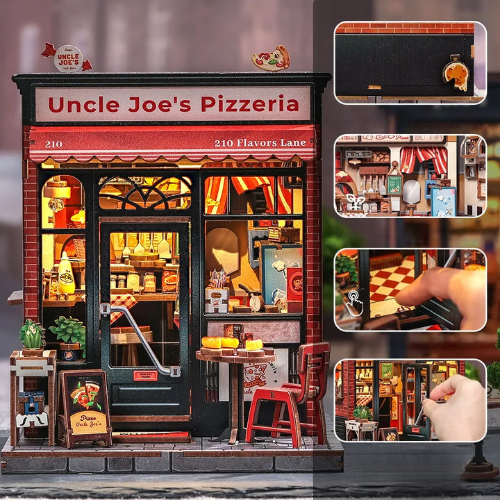 Kit de construction miniature - Pizzeria de l'Oncle Joe