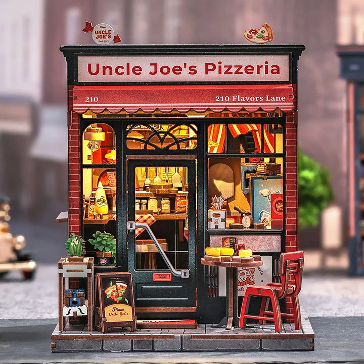 Kit de construction miniature - Pizzeria de l'Oncle Joe