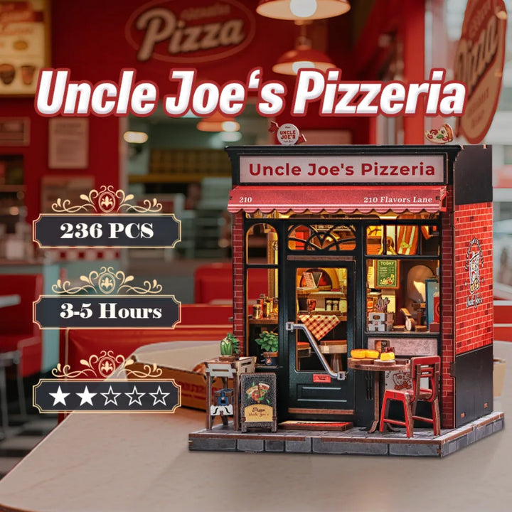 Kit de construction miniature - Pizzeria de l'Oncle Joe