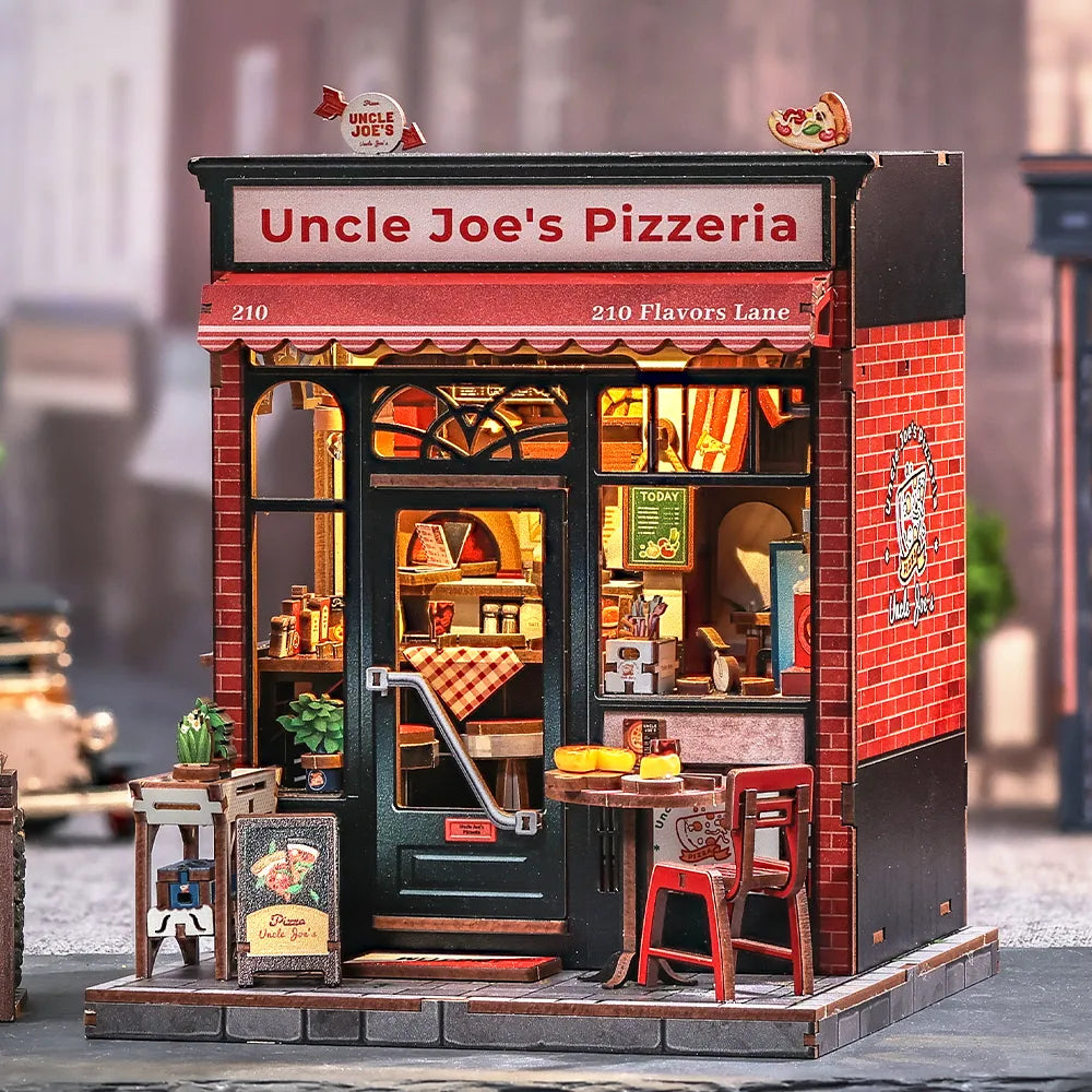 Kit de construction miniature - Pizzeria de l'Oncle Joe