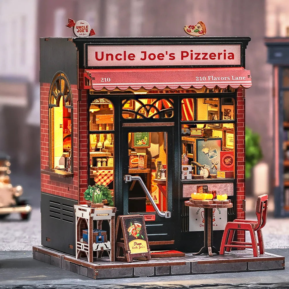 Kit de construction miniature - Pizzeria de l'Oncle Joe