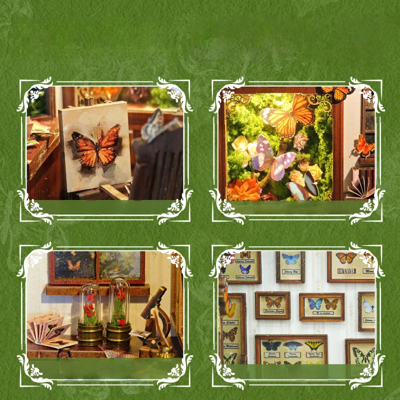 Maison Miniature - Maison des Papillons