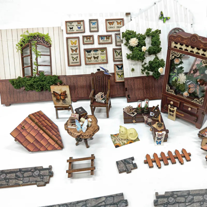 Maison Miniature - Maison des Papillons