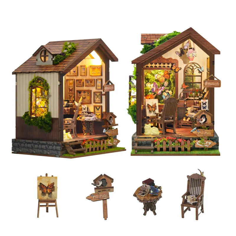Maison Miniature - Maison des Papillons