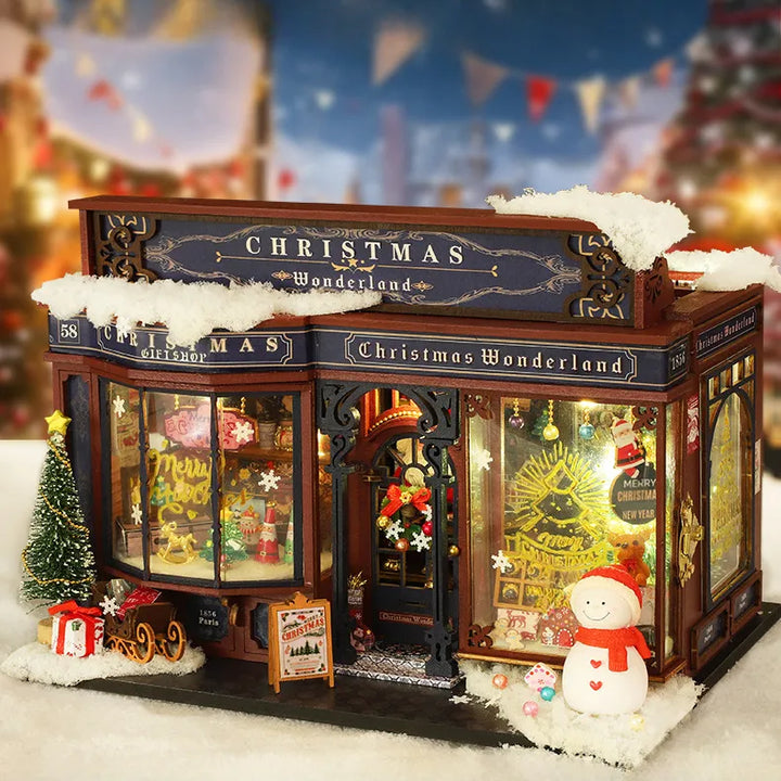 Maison Miniature - Pays des Merveilles de Noël