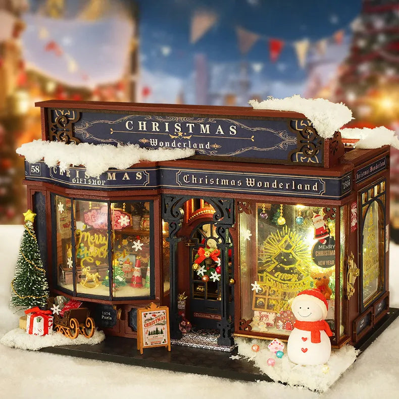 Maison Miniature - Pays des Merveilles de Noël