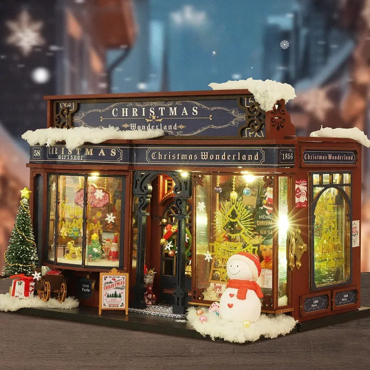 Maison Miniature - Pays des Merveilles de Noël