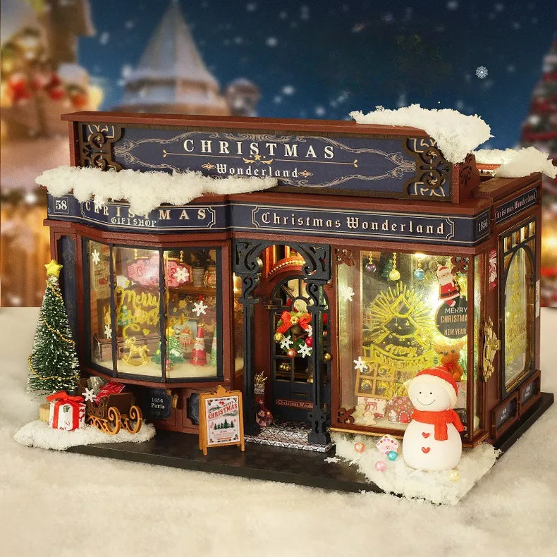 Maison Miniature - Pays des Merveilles de Noël
