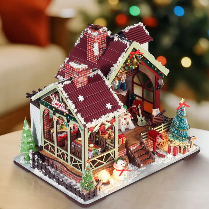 Miniature Maison Kit - Chalet de Noël Chaleureux