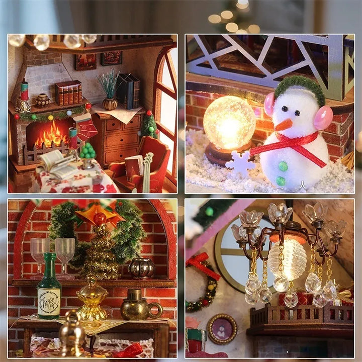 Miniature Maison Kit - Chalet de Noël Chaleureux