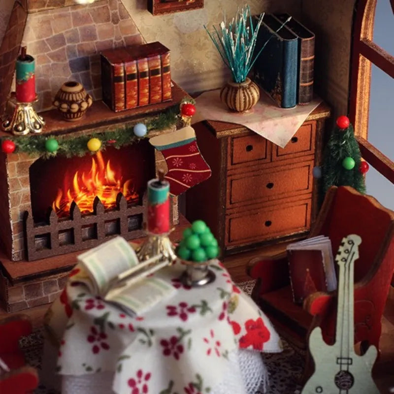 Miniature Maison Kit - Chalet de Noël Chaleureux