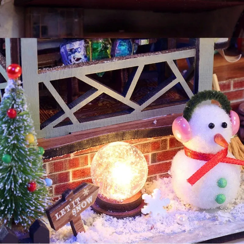 Miniature Maison Kit - Chalet de Noël Chaleureux
