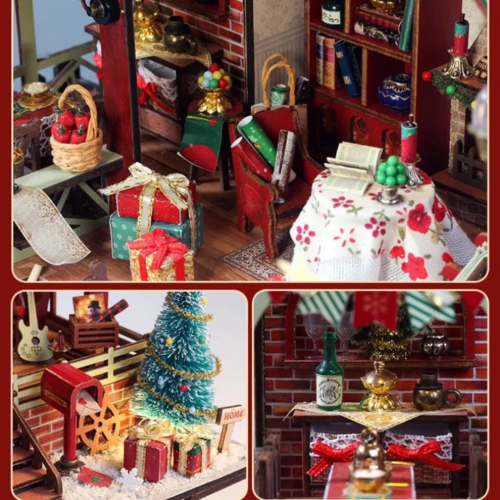Miniature Maison Kit - Chalet de Noël Chaleureux