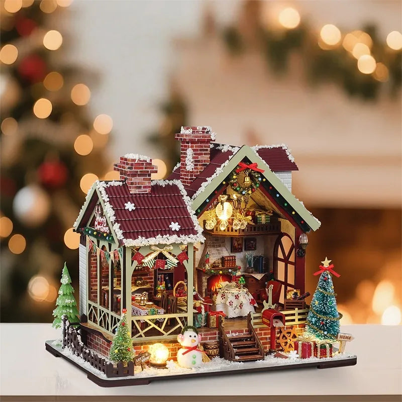Miniature Maison Kit - Chalet de Noël Chaleureux