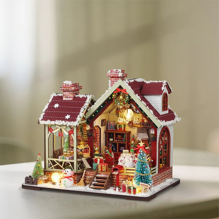 Miniature Maison Kit - Chalet de Noël Chaleureux