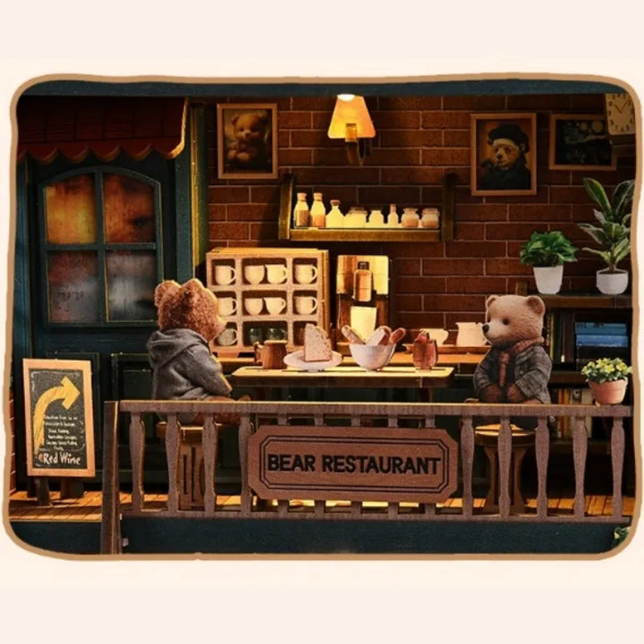 Miniature Maison Kit - Restaurant des Ours