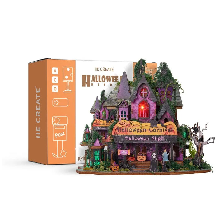 Kit de Maison Miniature - Nuit d'Halloween