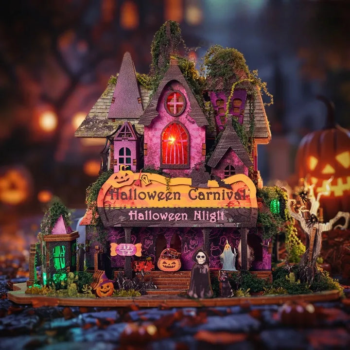Kit de Maison Miniature - Nuit d'Halloween