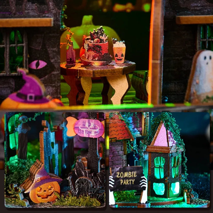 Kit de Maison Miniature - Nuit d'Halloween