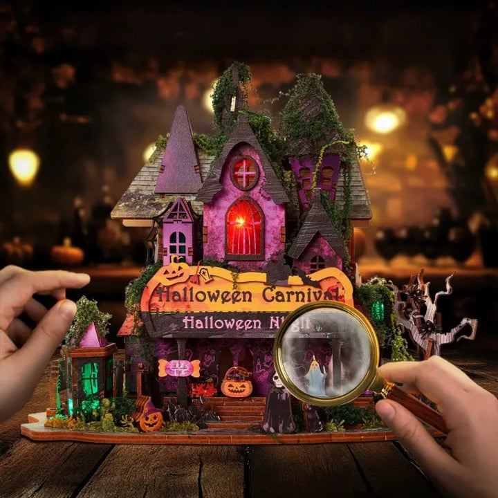 Kit de Maison Miniature - Nuit d'Halloween