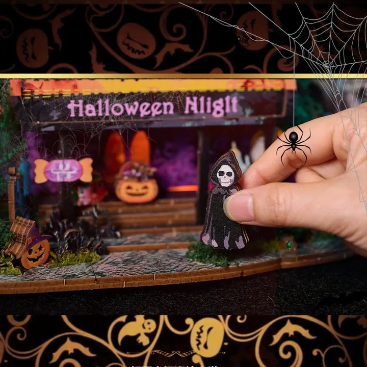 Kit de Maison Miniature - Nuit d'Halloween