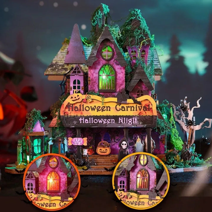 Kit de Maison Miniature - Nuit d'Halloween