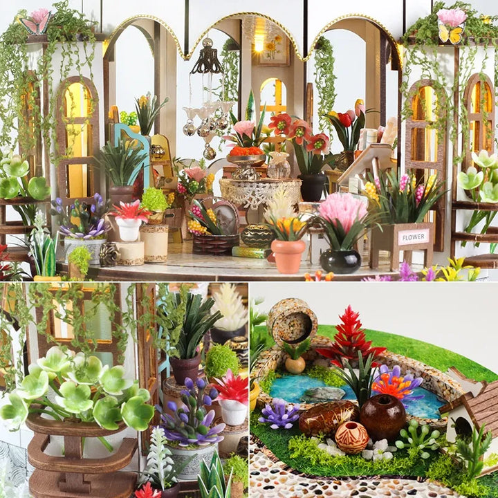 Maison Miniature - Jardin Suspendu