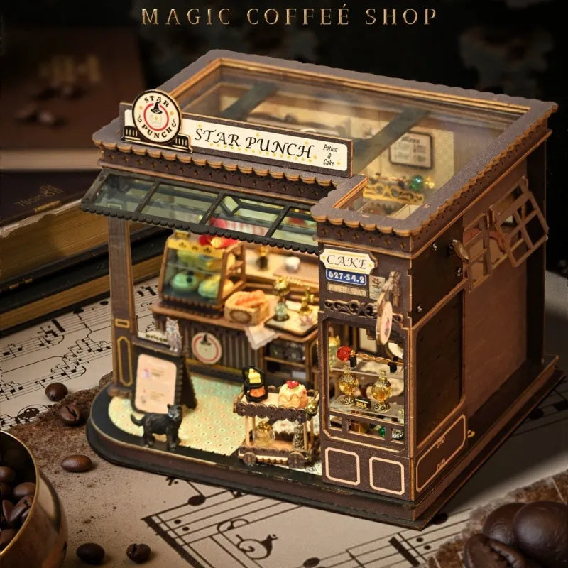 Kit de maison miniature - Magic Coffee Shop