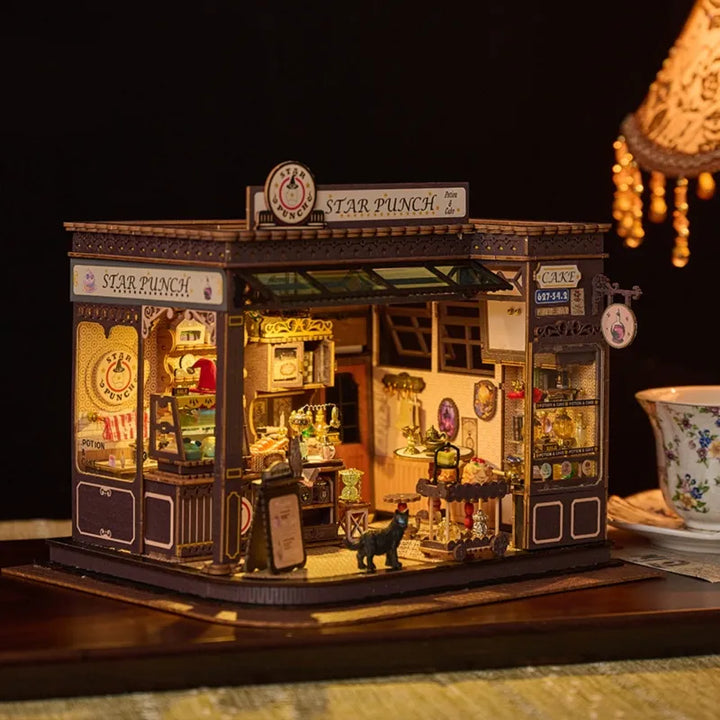 Kit de maison miniature - Magic Coffee Shop