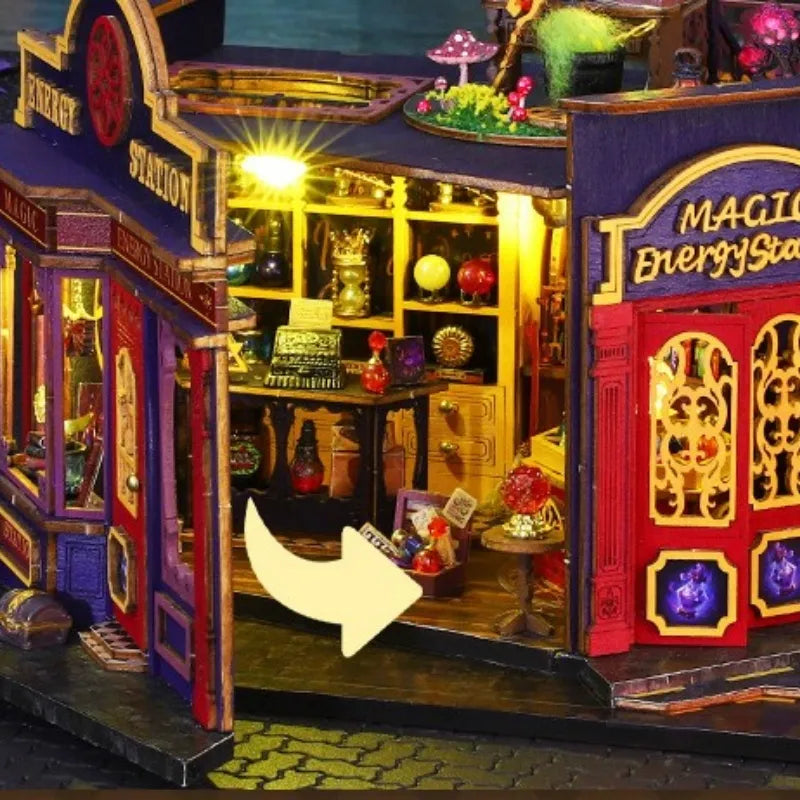 Miniature Maison Kit - Station Énergétique Magique