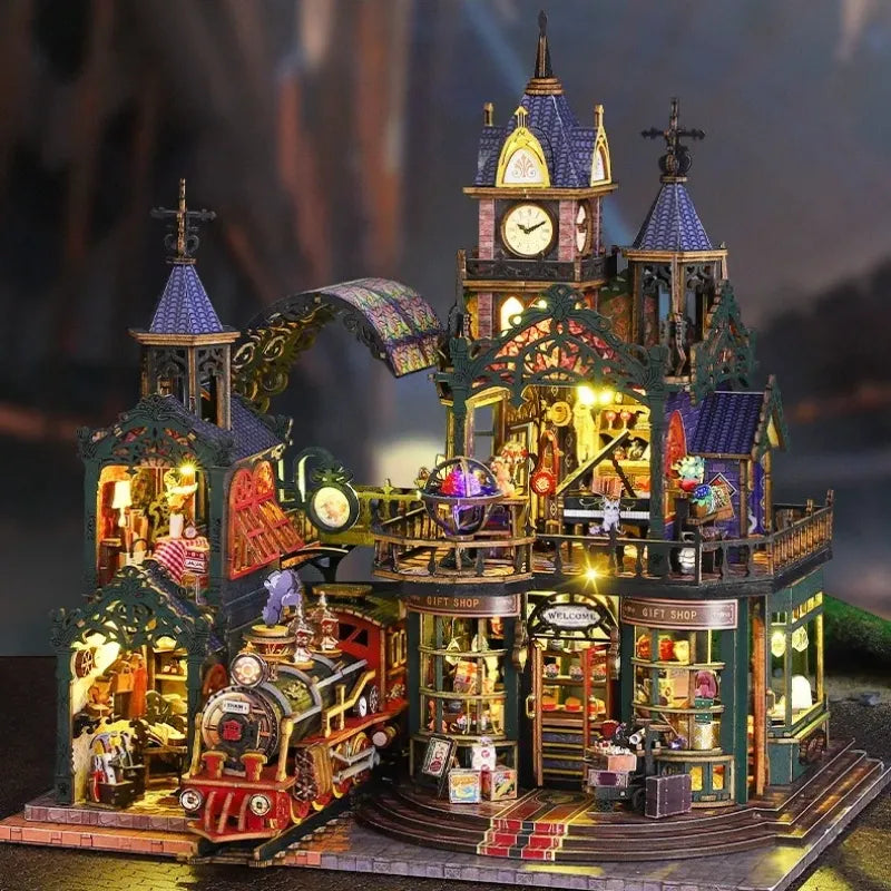 Miniature Maison Kit - Ville Isolée sur Rail