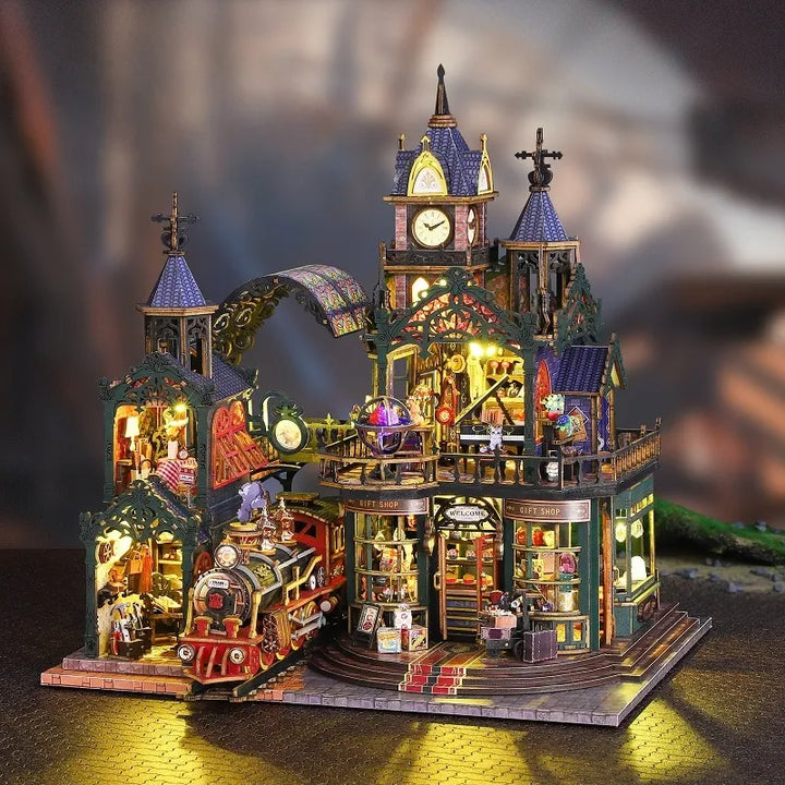 Miniature Maison Kit - Ville Isolée sur Rail