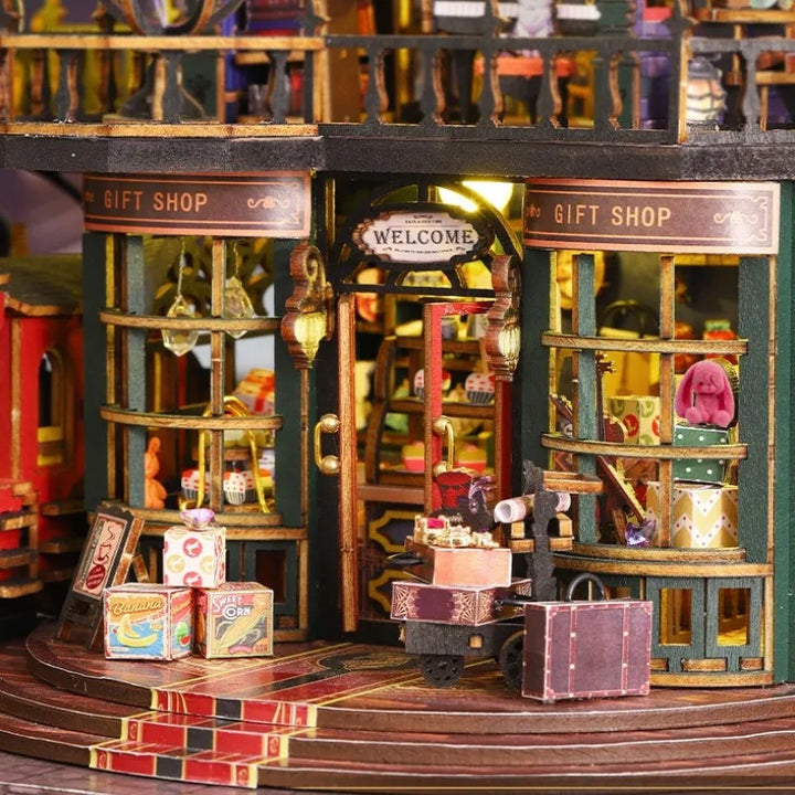 Miniature Maison Kit - Ville Isolée sur Rail