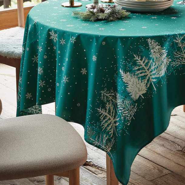 Set de nappe de dîner de Noël magique