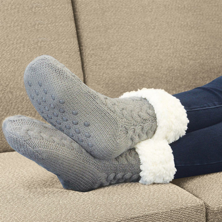 2+2 GRATUIT | WarmToes - Chaussons doux doublés en Sherpa pour un confort ultime [Dernier jour de réduction]