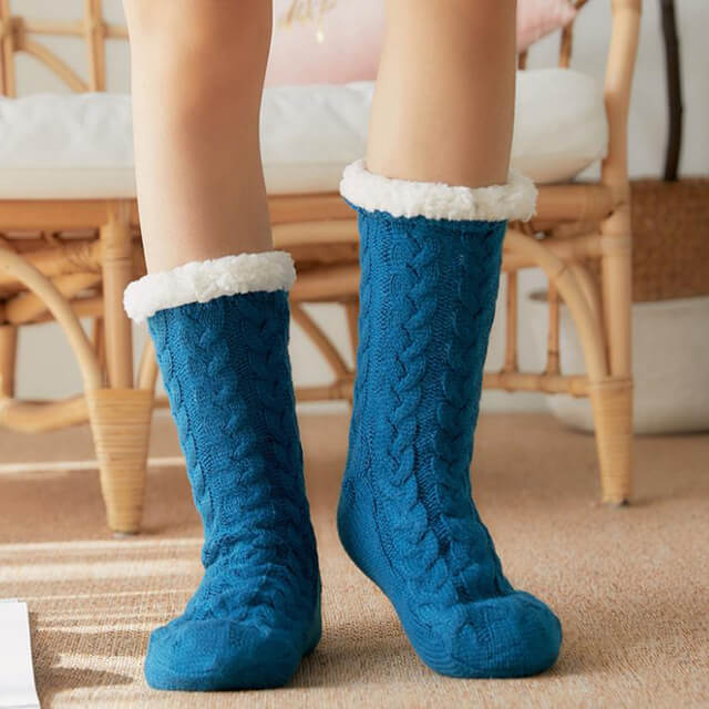 2+2 GRATUIT | WarmToes - Chaussons doux doublés en Sherpa pour un confort ultime [Dernier jour de réduction]