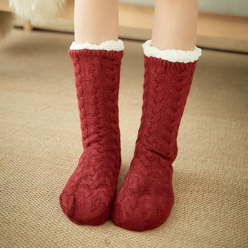 2+2 GRATUIT | WarmToes - Chaussons doux doublés en Sherpa pour un confort ultime [Dernier jour de réduction]