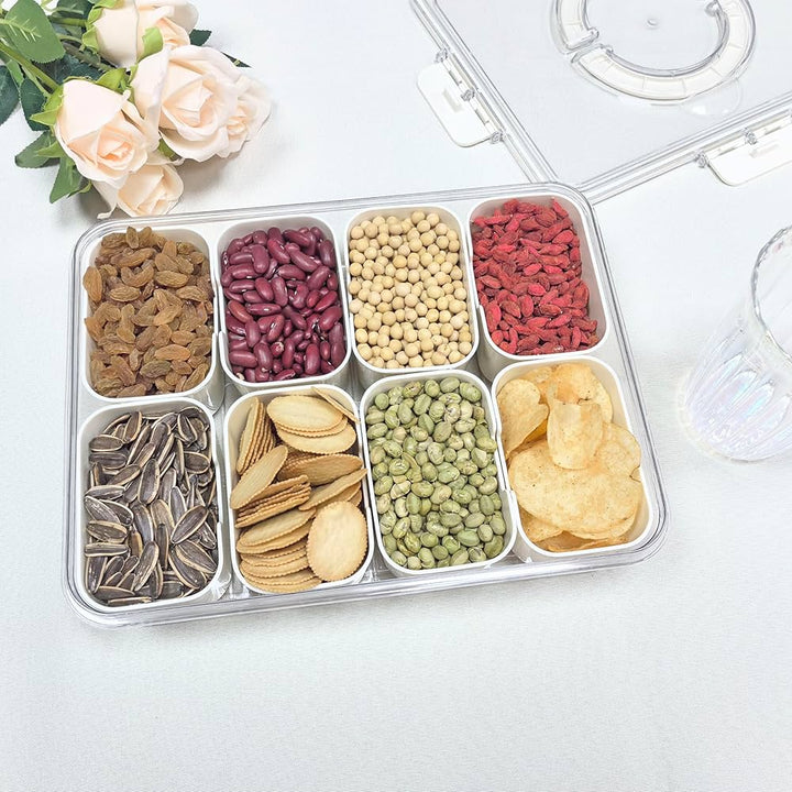 SnackMate – La boîte à snacks élégante avec 8 compartiments pour chaque occasion !