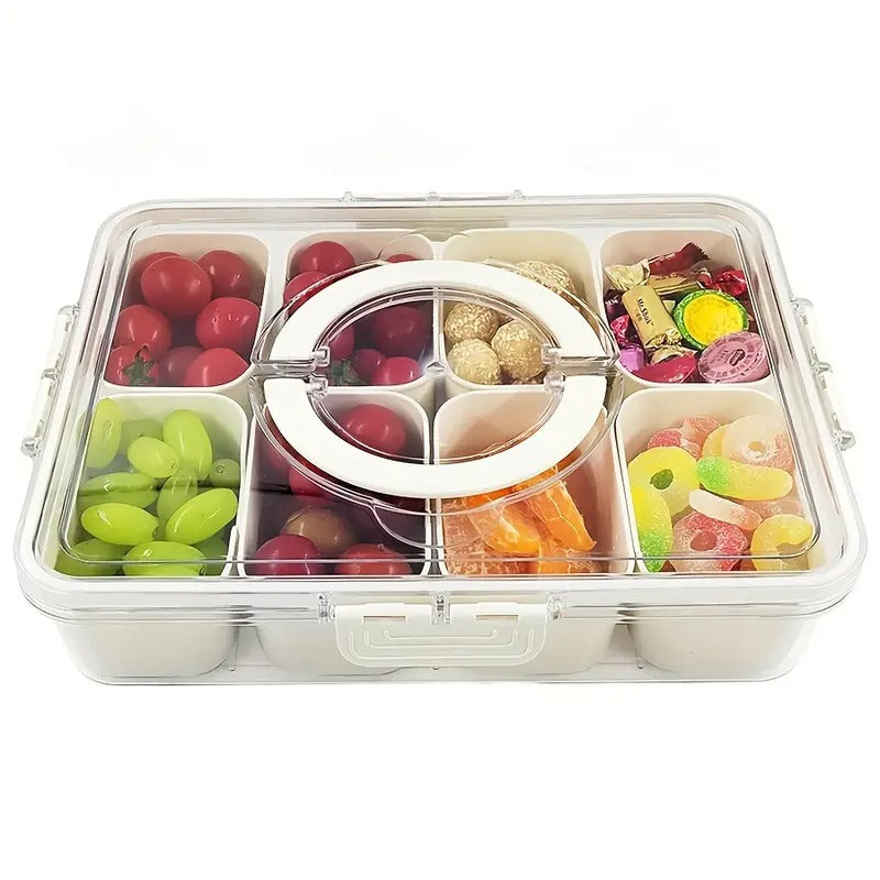 SnackMate – La boîte à snacks élégante avec 8 compartiments pour chaque occasion !