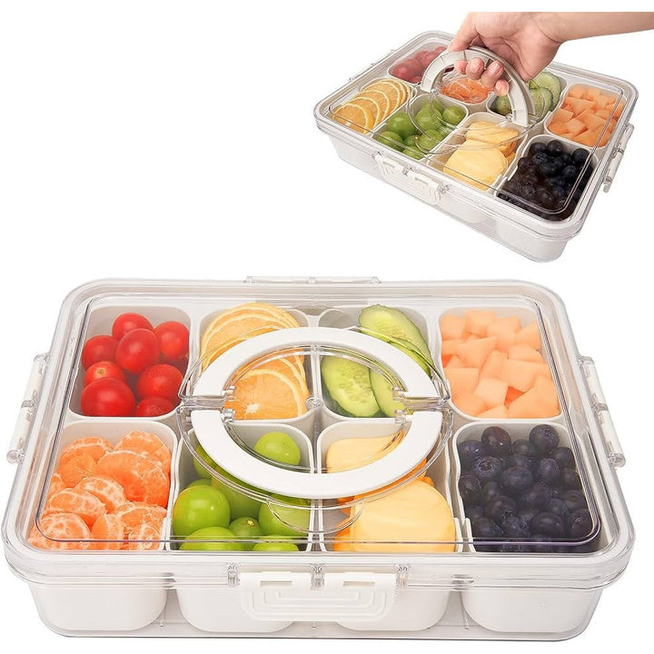 SnackMate – La boîte à snacks élégante avec 8 compartiments pour chaque occasion !
