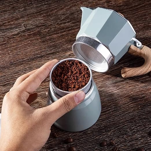 Caffesso Perkomio Cafetière à Espresso | Percolateur Classique | Pour la Maison & en Voyage | 150 ml / 300 ml